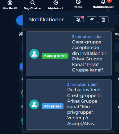 Ny Opdatering - Private Gruppe Kanaler