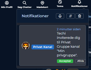 Ny Opdatering - Private Gruppe Kanaler